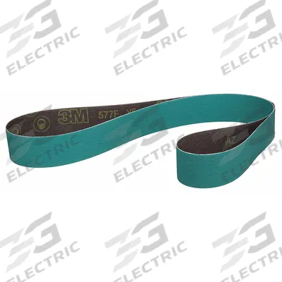 3M Sanding Belt: 2 in W x 48 in L, Zirconia Alumina, 60 Grit, YF Wt Polyester Backing - High-Performance Sanding Belts for All Metals
