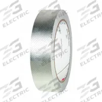 3M Conductive Electrical Tape: 1 in Wd, 18 yd Lg, 4 mil Thick, 600 V Volt Rating, Silver, Acrylic (MPN 1345 1X18)