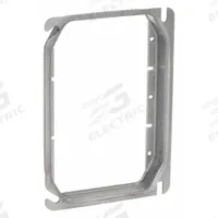 RACO Plaster Ring: Raised, 3/4 in Raised Ht, Steel, 5.88 in Overall Lg, 4.06 in Overall Wd (MPN 793). Key specifications — Brand: RACO; Material: Steel; Cover Design: Raised.