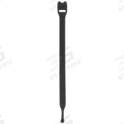 VELCRO BRAND Hook-and-Loop Cable Tie: 12 in Lg, 3.50 in, 0.75 in Wd, Nylon/Polypropylene - Slotted Hook-and-Loop Cable Ties