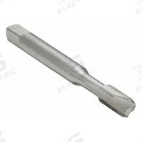 CHICAGO-LATROBE Spiral Point Tap: 1/4"-28 UNF, H3 / 2B, 2 Flute, Bottoming Chamfer, High Speed Steel (MPN 357173)