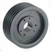 APPROVED VENDOR V-Belt Pulley: 8V1600, 5 Groove, 16 in OD, Bushed Bore, F, For 8V/8VX Belt Section (MPN 58V1600F). Key specifications — Pulley Industry Number: 8V1600; Pitch Diameter: 16 in (8V); For Belt Section (broad, with similar types): 8V or 8VX.