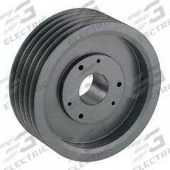 APPROVED VENDOR V-Belt Pulley: 8V1600, 5 Groove, 16 in OD, Bushed Bore, F, For 8V/8VX Belt Section (MPN 58V1600F). Key specifications — Pulley Industry Number: 8V1600; Pitch Diameter: 16 in (8V); For Belt Section (broad, with similar types): 8V or 8VX.