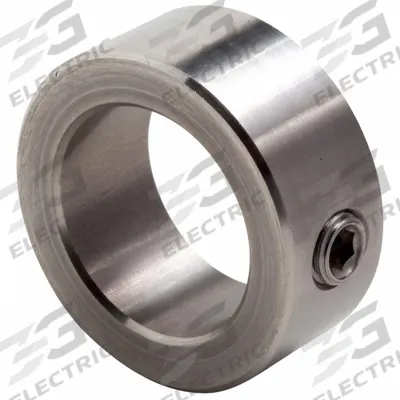 CLIMAX METAL PRODUCTS Shaft Collar: 1-Piece, Set Screw, 1/4 in Bore Dia - Stainless Steel Shaft Collars