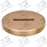 JAY R. SMITH MFG. CO Floor Cleanout: 6 in Overall Dia, 1 in Overall Ht, Cast Bronze, Cast Bronze (MPN 4470T06). Key specifications — Color: Bronze; Resistance Properties: Corrosion-Resistant; Brand: JAY R. SMITH MFG. CO; Finish: Cast Bronze; Includes: Plug.