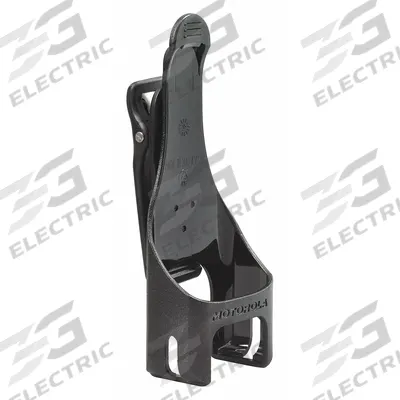 MOTOROLA Holster with Swivel Belt Clip: Fits Motorola, For DLR Series, Black, Plastic - Motorola-Compatible Carrying Accessories