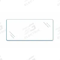 ECONOCO Tempered Glass Shelves: 3/16 in Overall Ht, 24 in Overall Wd, 12 in Overall Dp, Rectangular (MPN SHGL1224). Key specifications — attr37570: ECONOCO; attr63483: Rectangular.