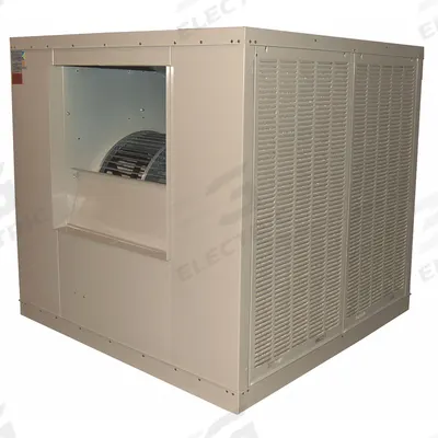 CHAMPION Ducted Evaporative Cooler: 10,000 sq ft, 2 in Pad Thick, 5 hp HP - Commercial Ducted Evaporative Coolers