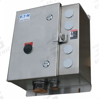 EATON NEMA Magnetic Motor Starter: Non-Reversing, 3 Poles, NEMA Size 4, 135 A - Enclosed Non-Reversing Starters with Electronic Overloads