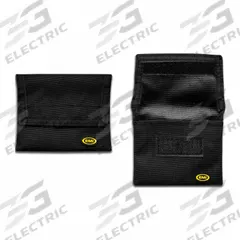 EMI Glove Case: 4 1/4 in L x 3 7/8 in W x 3 3/4 in D, Nylon, Black, 0-10 in/21-30 in, 0-10 in/30+ in (MPN 603). Key specifications — Color: Black; Closure Type: Hook-and-Loop; Brand: EMI.