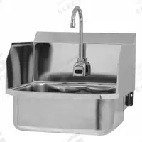 SANI-LAV Hand Sink: 1 Stations, 7 in Bowl Dp, 17 in Bowl Lg, 14 in Bowl Wd, Faucet Included, 18 ga (MPN ES2-507L). Key specifications — Includes Side Splash: Side Splash Included; Series: Stainless Steel Hand Wash Sink; Brand: SANI-LAV; Power Source: AC Powered.