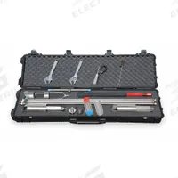 AMS Environmental Sampling Kit: Stainless Steel, 5/8 in Connection Size, 3 1/4 in Overall Dia (MPN 209.55). Key specifications — Material: Stainless Steel; Connection Type: Threaded; Includes: Hard Sided Carrying Case with Handles and Wheels; Brand: AMS.