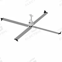 SKYBLADE Ceiling Fan: 24,147 cfm Airflow, 8 ft Blade Dia, Variable Speeds, 230V AC, Single Phase (MPN G420-0824-423-1). Key specifications — Voltage: 230V AC; Light Kit: No; Series: G420; Number of Speeds: Variable; Phase: Single; Current: 4.6 A; Brand: SKYBLADE.