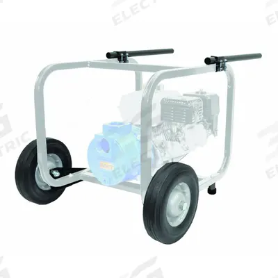 AMT PUMPS Wheel Kit: Steel Frame, Rubber Tire, 10 in Tire Dia., AMT Roll Frame - Frames & Wheel Kits
