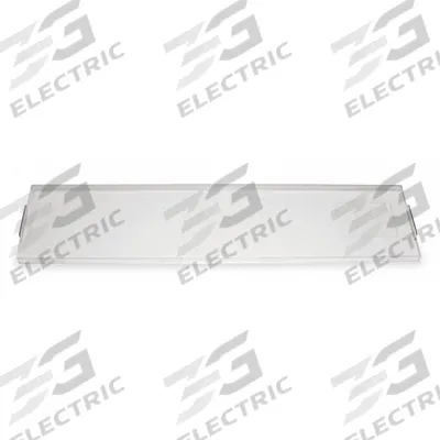 HUBBELL PREMISE WIRING Clear Block Cover: 4 Slot ea. Row, Modular 66M Block - Voice & Data Wiring Block Accessories