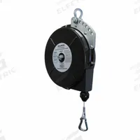 HUBBELL Tool Balancer: Non-Locking, 10 lb Max. Tool Wt, 8 ft Cable Lg, Steel, Spring Clip, Fixed (MPN BG-07). Key specifications — attr378750: Fixed; attr215471: 5.00 to 10.00 lb; attr215474: Steel; attr378751: Not Included; attr378752: No; attr215463: HUBBELL.