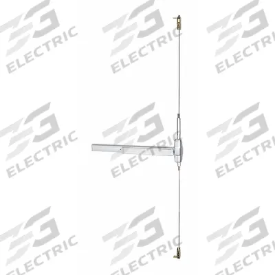 VON DUPRIN Concealed Vertical Rod: 3 ft Max Door Wd - Concealed Vertical Rod Push Bars