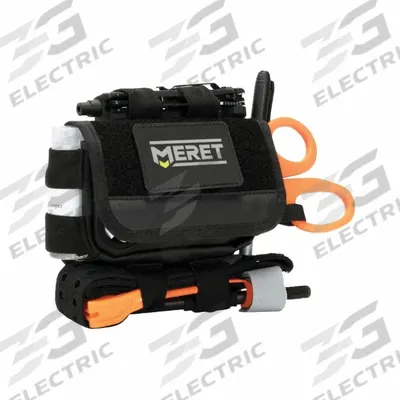 MERET PRODUCTS Medical Pack: 6 1/4 in L x 1 in W, Black, 0-10 in/21-30 in - Medical Fanny Packs & Slings