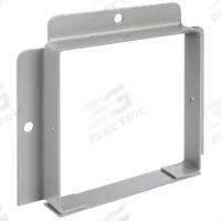 WIEGMANN Wireway Panel Adapter: 4 in Wd, 4 in Ht, 16 ga Gauge, 1, Without Knockouts, Steel (MPN PA0404). Key specifications — Brand: WIEGMANN; Finish: ANSI 61 Polyester Powder; With/Without Knockouts - Broad: No.