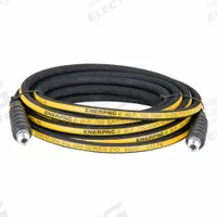 Hydraulic Hose: 3/8 in ID, NPTF x NPTF, 30 ft Lg, 3/8 in x 3/8 in Fitting Size, Rubber, H9330. Key specifications — Hose Tube Material: Rubber; Fitting Type: NPTF x NPTF; Manufacturer Part Number: H9330; Brand: ENERPAC.