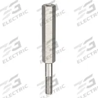 Standoff: Male x Female, 2 1/2 in Lg, Hex, Aluminum, Plain, 1/4 in Hex Wd, Aluminum, Aluminum, 10 PK (MPN CRR042088GR). Key specifications — Brand: APPROVED VENDOR.