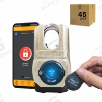 EGEETOUCH Bluetooth Padlock: Silver, Zinc Die-Cast, Stainless Steel Shackle (MPN 5-02503-94-45). Key specifications — attr1351169: Bluetooth; attr1320070: Series 5th Gen; attr1314123: EGEETOUCH.