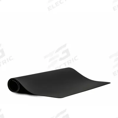 JONARD TOOLS Fiber Work Mat: 22 in Overall Ht, 14 in Overall Wd, Black, Vinyl - Work Mats for Fiber Optic Cable Cutting