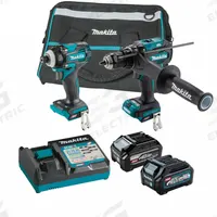 MAKITA Tool Combination Kit: 2 Tools, Hammer Drill/Driver/Impact Driver, 40 V DC Volt, XGT®, XGT® (MPN GT202SU1D1). Key specifications — attr1176460: Impact Driver.