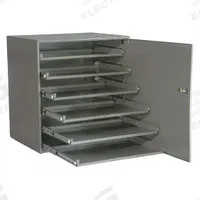 Sliding Drawer Cabinet Frame: 20 3/8 in x 16 in x 21 7/8 in, For 6 Drawers, Gray, Bearing (MPN 321B-95-DR). Key specifications — Cabinet Color: Gray; Stackable: Yes; Brand: DURHAM MFG.