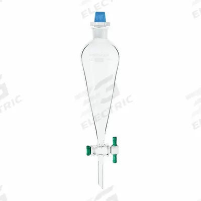 APPROVED VENDOR Separatory Funnel: Borosilicate Glass, 30 mL, 12.6 mm, 65 mm Stem Lg - Separatory Funnels