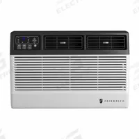 FRIEDRICH Window Air Conditioner: 150 sq ft – 250 sq ft, 6,000 BtuH, 115V AC, 5-15P, Cooling Only (MPN CCF06B10C). Key specifications — Brand: FRIEDRICH; Combined Energy Efficiency Ratio (CEER) Rating: 11.0; Voltage: 115V AC; NEMA Plug Configuration: 5-15P; Special Features_Broad: Wi-Fi.