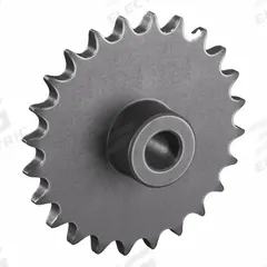 TRITAN Sprocket: One-Sided Hub, For Single Strands, 40, 24 Teeth, 3.831 in Pitch Dia, Steel (MPN 40B24H X 5/8 MPB). Key specifications — attr85387: TRITAN.