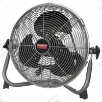 DAYTON Freestanding Fan: 12 in Blade Dia, Non-Oscillating, 3 Speeds, 14 in Ht, 16 in Wd (MPN 61LD81). Key specifications — Brand: DAYTON; Number of Speeds: 3; Blade Material: Aluminum; Voltage: 120V AC; Application: Home and Office; Phase: Single.