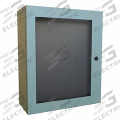 HAMMOND Electrical Enclosure: Steel, 24 in x 20 in x 8 in, NEMA 12/3R/4, Solid with Window Cover (MPN EN4SD24208WGY). Key specifications — Closure Method: 1/4-Turn Latch; Brand: HAMMOND; Knockouts: Not Included.