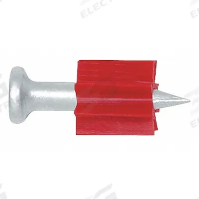 DEWALT Knurled Pin: 1/2 in Overall Lg, 0.3 in Head Dia., 0.15 in Shank Dia. - Pins for Powder-Actuated Tools