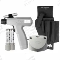 OK INDUSTRIES Cordless Wrap/Unwrap Kit: 3.6 V NiMH Battery, 32 to 18 AWG, 0.06 in – 0.073 in (MPN PTX-KIT2FL). Key specifications — attr534043: 32 to 18 AWG; attr534026: PTX-FLA Universal Flashlight Kit.