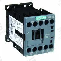 SIEMENS IEC Control Relay: DIN-Rail & Surface Relay Mounting, 24V AC Coil Volt, 2NO/2NC, 10 A (MPN 3RH21221AB00). Key specifications — Brand: SIEMENS.