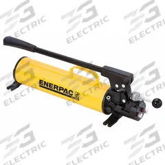 ENERPAC Hydraulic Hand Pump: 2 Stages, Double Acting, 500 psi Max. Pressure 1st Stage, Steel (MPN P84). Key specifications — Brand: ENERPAC; Cylinder Compatibility: Double Acting.