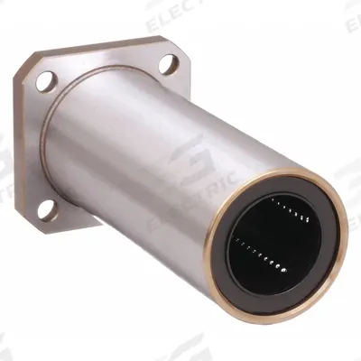 NB Linear Square Flange Mount Bearing: Twin, SWK-W, 1 in ID - Twin Square-Flanged Linear Ball Bearings
