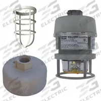 KILLARK Hazardous Location Signal Light: LED, 12 to 80VDC/24 V AC, 8 in Overall Ht, Amber (MPN NVSLCFG26AAG). Key specifications — Operating Voltage: 24 V AC; Brand: KILLARK; Lens Color: Amber; For Hazardous Location: Class III; Mounting Location: Pendant Mount.
