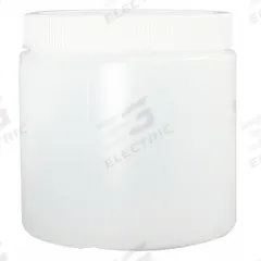 QORPAK Laboratory Jar: HDPE, Polypropylene, 16.2 fl oz, 93 mm Body Dia, 89-400 mm Screw Closure Size (MPN PLC-03420). Key specifications — Brand: QORPAK; Clarity: Translucent; Closure Liner Material: F217; Closure Included: Yes; Pre-Cleaned: None.
