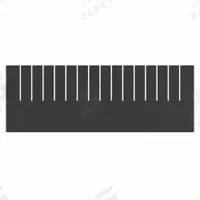 AKRO-MILS Divider: 20 1/4 in x 7 1/4 in, Black, For 14 7/8 in Bin Wd, Plastic, Long Side (MPN 42228). Key specifications — ESD Conductive: Not Electrostatic Discharge Conductive; Brand: AKRO-MILS; Material: Plastic; Compatible Manufacturer Model Number: 33228.
