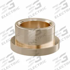 Flanged Sleeve Bearing: Bronze, SAE 841, 3/4 in Bore, 1 in OD, 5/8 in Lg, -35°F to 300°F, 10 PK (MPN FF1016-01B). Key specifications — System of Measurement: Inch; Material Grade: SAE 841; Flange Type: Flanged; Brand: OILITE.