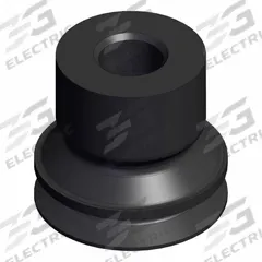 SMC Pad Unit: Bellows, w/o Adapter, 8 mm Pad Dia, Silicone, Black, 40, 8 mm Pad Ht, ZP3 (MPN ZP3-08BS). Key specifications — attr1019101: ZP3-08BS; attr1019103: SMC; attr1019107: 40.