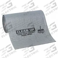 PIG Sorbent Roll: 75 ft Lg, 24 in Wd, Gray, Polypropylene, 75 ft Roll Lg, 24 in Roll Wd, Roll (MPN MAT608-748). Key specifications — Brand: PIG; Material: Polypropylene.