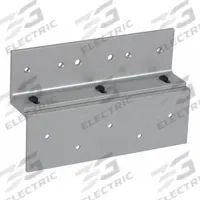 RUTHERFORD Electromagnetic Lock: 8 7/8 in Lg, 2 1/2 in Wd, 1 3/4 in Ht (MPN TJ80 28). Key specifications — Material: Aluminum; Brand: RUTHERFORD.