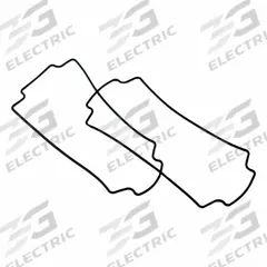 HAMMOND Replacement Gasket: For Replacing Worn or Damaged Gaskets on Electrical Enclosures, Silicone (MPN 1554JGASKET). Key specifications — Finish: Black Silicone; Brand: HAMMOND; Accessory Type: Replacement Gasket; Application: For Replacing Worn or Damaged Gaskets on Electrical Enclosures; Features: Replaceable Gasket is One Piece Made from High Temperature, U.L. Listed Silicone; Material: Silicone.