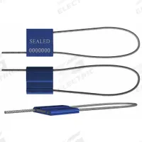 UNIVERSEAL Cable Seals: Blue, Steel, 12 in Cable Lg, 1/16 in Cable Dia, Sequential, 50 PK (MPN F150M-2 BLUE50). Key specifications — Brand: UNIVERSEAL; Marking Color: White; Marking Included: Numbers and Barcode; Marking Message: Sealed; Marking Numbering: Sequential.