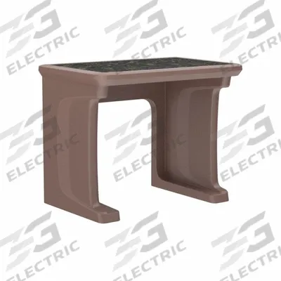 CORTECH Freestanding Desk: Brown, 29 in Overall Ht, 36 in Overall Wd, 24 in Overall Dp - Floor-Mount Desks with Laminate Top