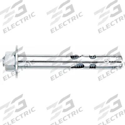 DEWALT Sleeve Anchor: 2 3/8 in Overall Lg, 5/16 in Dia, 1/4"-20 Thread Size, Steel - Sleeve Anchors with Hex Nuts